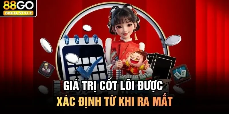 Giá trị cốt lõi được xác định từ khi ra mắt